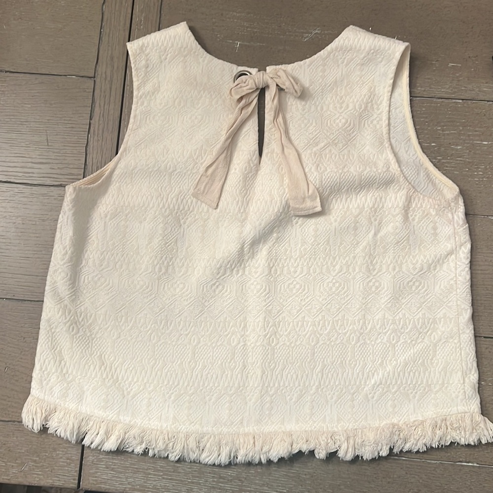 Textured Cream Top - Picture 3 of 4